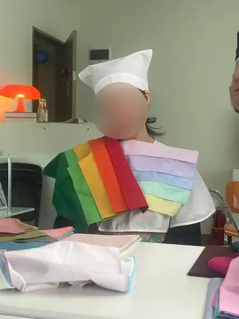 상담에 쓰는 색천과 색상표