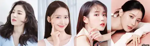 고객과 색천을 비교하는 상담 장면