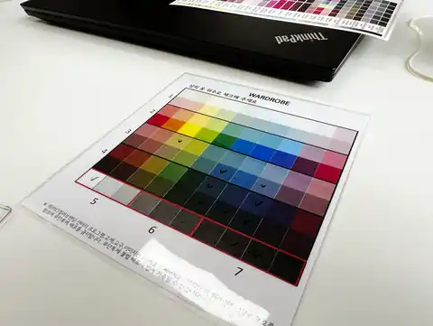 상담에 쓰는 색천과 색상표