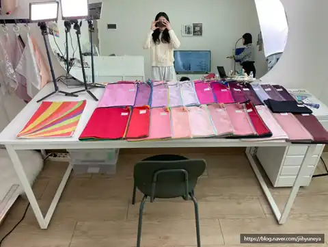 상담에 쓰는 색천과 색상표