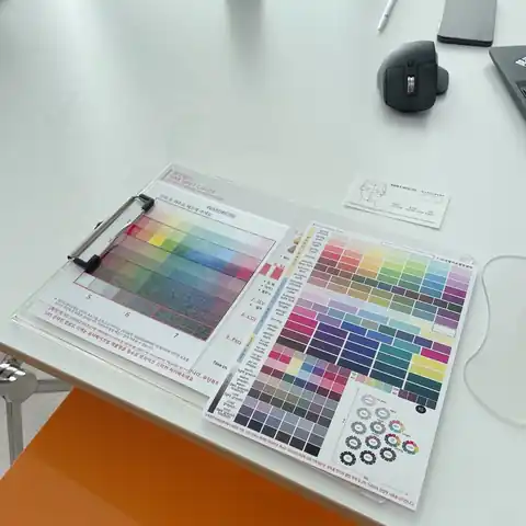 상담에 쓰는 색천과 색상표