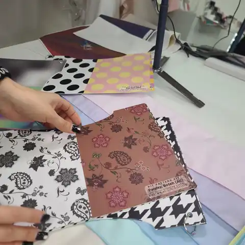 상담에 쓰는 색천과 색상표